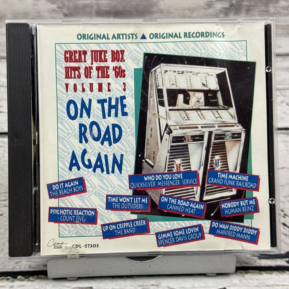 Great Juke Box Hits of the 60s Vol. 3 - On The Road Again [1991 CD] Orig Artists